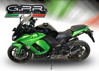 GPR / ジーピーアール Original For Kawasaki Z 1000 Sx 2017/19 E4 Pair Homologated スリッポンエキゾースト Furore Evo4 Nero | K.158.E4.FUNE