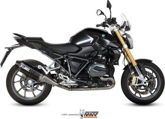 MIVV / ミヴSPEED EDGE スリップ オン ブラックステンレススチール for BMW R 1200 R (2015 - ) | B.026.LRB