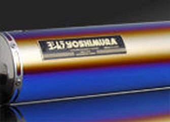 YOSHIMURA / ヨシムラ JMCA フルエキゾーストシステム Ape50 -03 (TTB) - チタン ブルー カバー | 110-405-8280B