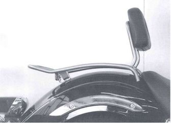 ヘプコ＆ベッカー Solorack ソロラック (バックレスト付) Yamaha XVS 125 Drag Star | 611413 00 02