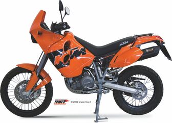 MIVV / ミヴSUONO スリップ オン ブラックステンレススチール for KTM 690 ENDURO (2008 - 2013) | KT.006.L9