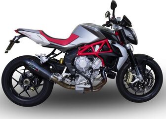 GPR / ジーピーアール Original For Mv Agusta Brutale 800 2017/20 Rr E4 Homologated Slip-On Catalized Gp Evo4 Poppy | E4.MV.6.CAT.GPAN.PO