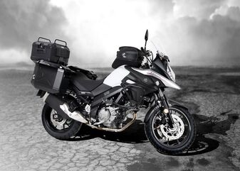 ヘプコ＆ベッカー サイドキャリア Lock-it (ロックイット) ブラック Suzuki V-Strom 650 / XT from 2017 | 6503534 00 01