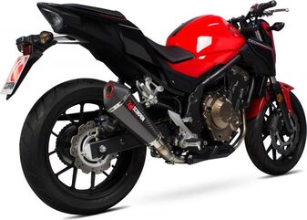 Scorpion / スコーピオンエキゾースト Serket スリップオン カーボンファイバースリーブ eマーク Honda CB 500F/X 2016 - 2018 | | RHA176CEO