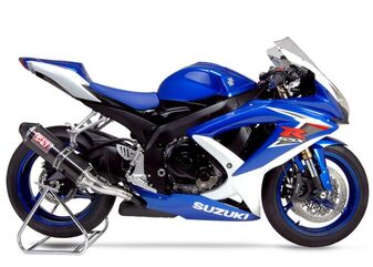 Yoshimura / ヨシムラ USA GSX-R600/750 08-10 TRC Stainless Slip-On Exhaust, W/ Carbon Fiber Muffler | 1170272