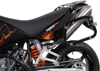 SW-MOTECH AERO ABS side case system 2x25 l. KTM 990 SM/-T/-R / 950 SM. | KFT.04.621.60100/B