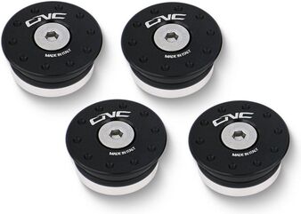 CNC Racing / シーエヌシーレーシング Frame Cap Sets, ブラック | TT331B