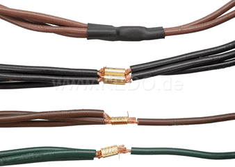 Kedo Replica wiring harness PLUS, crimped internal connections, including mating connectors set (Allows original connection on vehicle side if modified). | 40076-18