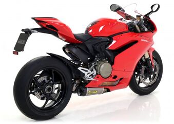 ARROW / アロー DUCATI 1299 PANIGALE '15 eマーク認証 チタン WORKS LH+RH サイレンサー カーボンエンドキャップ付 オリジナルコレクター用 | 71839PK