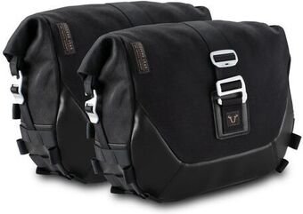 SW Motech Legend Gear side bag system LC Black Edition. Royal Enfield HNTR 350 (22-). | BC.HTA.41.092.20100
