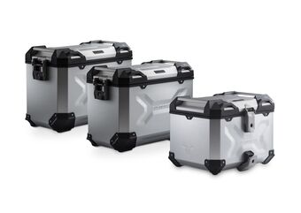 SW MOTECH / SWモテック アドベンチャーセットラゲッジ シルバー BMW R 1300 GS (23-). BMW トップケースホルダー | ADV.07.975.75100/S