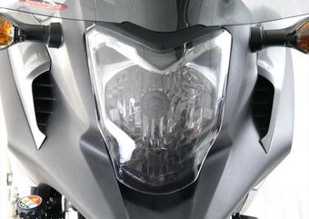 Powerbronze / パワーブロンズ ヘッドライトプロテクター クリア HONDA NC700X, 12-14 ,NC750X, 13-15 | 440-H509-000