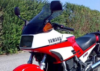 Powerbronze / パワーブロンズ ヘッドライトプロテクター フロストサファイヤ ブルー YAMAHA FJ1100, 84-85 ,FJ1200, 86-90 | 440-Y013-018