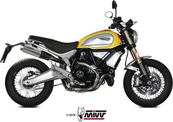 MIVV / ミヴマフラー SPORT 2 SLIP-ON Muffler GPpro TITAN For DUCATI SCRAMBLER 1100 | D.038.L6P