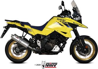 MIVV / ミヴOVAL スリップ オン ステンレススチール for SUZUKI DL 1000 VSTROM (2014 - 2016) | S.042.LX2