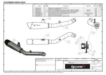 HP Corse / エイチピーコルセ  Evoxtreme 310mm Black Exhaust | APEVO3102B-AB