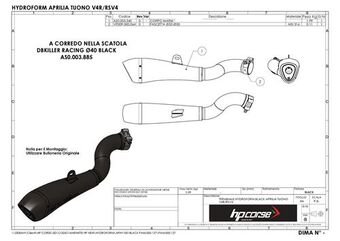 HP Corse / エイチピーコルセ  Hydroform Black Exhaust | APHY1002BLACK-AB