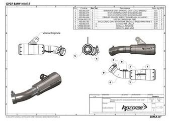 HP Corse / エイチピーコルセ  GP07 Black Exhaust | BMWGP100TLB-AB