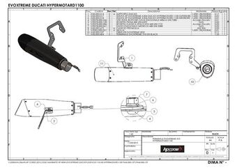 HP Corse / エイチピーコルセ  Evoxtreme 310mm Satin Exhaust | DUEVO3111S-AB