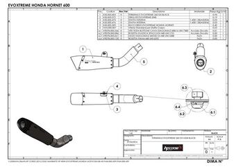 HP Corse / エイチピーコルセ  Evoxtreme 260mmsatin Exhaust | HOEVO2616S-AB