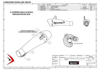 HP Corse / エイチピーコルセ  Hydroform Satin Exhaust | HOHY1012-AB