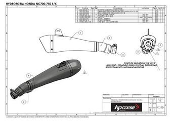 HP Corse / エイチピーコルセ  Hydroform Satin Exhaust | HOHY1017-AB