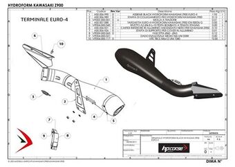 HP Corse / エイチピーコルセ  Hydroform Black Exhaust | KAHY1019BLACK-AB