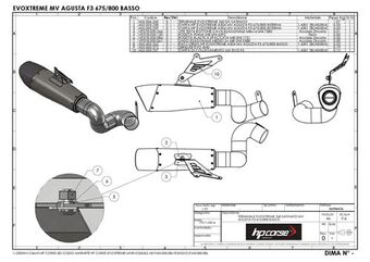 HP Corse / エイチピーコルセ  Evoxtreme 310mm Black Exhaust | MVEVO3104LB-AB