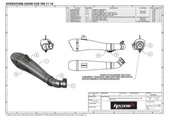 HP Corse / エイチピーコルセ  Hydroform Black Exhaust | SUHY1013BLACK-AB