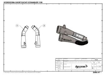 HP Corse / エイチピーコルセ  Hydroform-Corsa Short Polish Exhaust | XDUHY20P11P-AAB