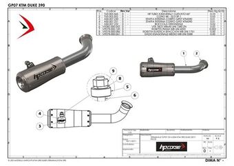 HP Corse / エイチピーコルセ  GP07 Black Exhaust | XKTGP1039BG-AB