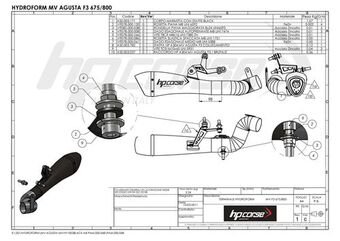 HP Corse / エイチピーコルセ  Hydroform Satin Exhaust | XMVHY1004-N-AB