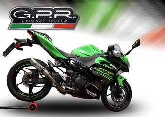 GPR / ジーピーアール Original For Kawasaki Z 400 2018/20 E4 Homol.スリッポンエキゾースト Deeptone Inox | K.173.DE