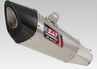 YOSHIMURA / ヨシムラ JMCA スリップオン R-11 Single Exit GSR750 (ST) - チタン カバー | 110-158-5E80