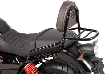 Hepco & Becker シシバー ウィズ リアラック ブラック/ブラウン Moto Guzzi V7 Stone Special Edition (850ccm) (2022-2023) | 611558 01 01