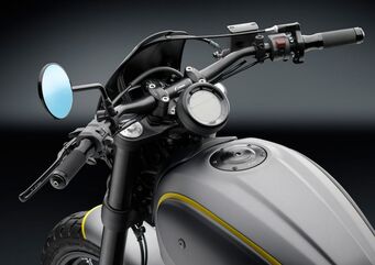 Rizoma / リゾマ  Headlight Fairing (Aluminium), Black Anodized | CF010B