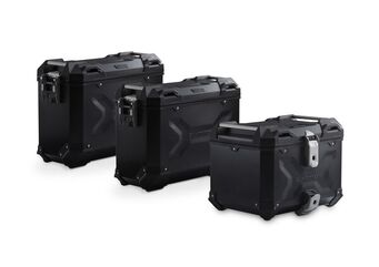 SW Motech / SWモテック Adventure set luggage. Black. Ducati DesertX (22-). | ADV.22.995.75000/B