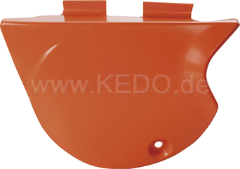 Kedo Replica Side Cover, left, 'New El Toro Orange' (without Decal), OEM reference # 2Y0-21711-00 | 29310