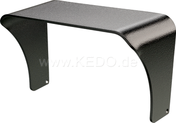 Kedo T7 cockpit Glareshield, aluminum 2mm black coated, easy to handle velcro attachment | 31054