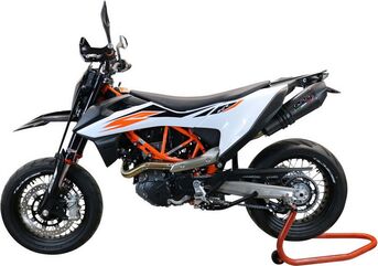 GPR / ジーピーアール Original For Ktm Smc 690 R 2019/20 E4 Homologated スリッポンエキゾースト Catalized Gp Evo4 Poppy | E4.KT.202.GPAN.PO