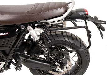 Hepco & Becker サイドキャリアワンサイド左永久取り付けブラック Triumph Scrambler 1200 X (2024-) | 6537667 00 01
