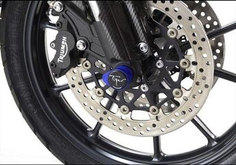 Powerbronze / パワーブロンズ フォークプロテクター ブラック プラスチック TRIUMPH TIGER 1200 EXPLORER, 12-15 | 518-T102-003
