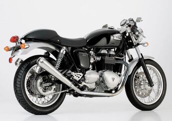 SHARK / シャークマフラー Retro スリップオンエキゾースト (2-2) TRIUMPH Thruxton (986ME-2004) | 830011