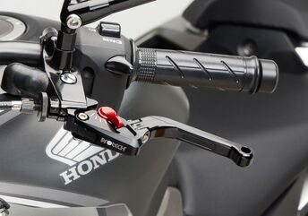 Protech / プロテック clutch lever Race distance and length adjustable I foldable, Black/Red | 65806017