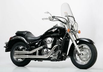 Falcon / ファルコン Double Groove チョッパースタイル　フルエキゾーストシステム (2-2) KAWASAKI VN 900 Classic (2006-2016) | 6525