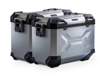 SW-MOTECH TRAX ADV aluminium case system Silver. 45/45 l. Honda NC750X / NC750S (16-). | KFT.01.699.70101/S