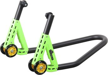LighTech / ライテック Aluminum Rear Stand With Rollers, Color: Green | RSA23RVER