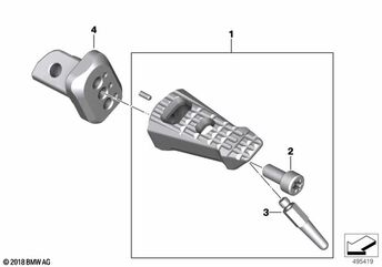 BMW Footrest, Right - BMW-Motorrad | 46719829544