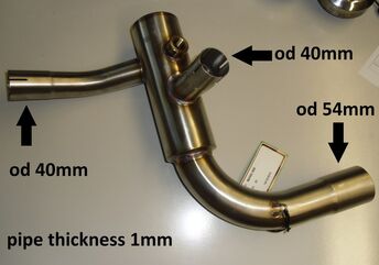 GPR / ジーピーアール Original For Aprilia Mana 850 - Gt 2007/16 Homologated Silencer With Mid Manifold Satinox | A.46.SAT