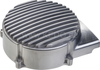 Kedo ViRace' Generator Cover with Cooling Fins, Aluminum, Polished | 50639